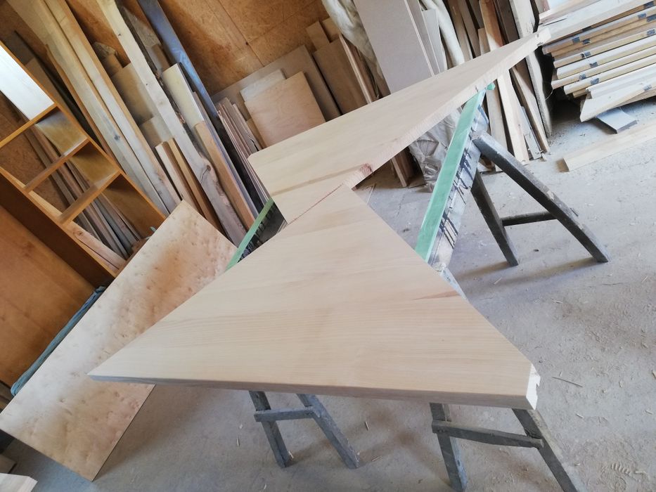 Parapety drewniane dąb jesion buk sosna Rustic Parapet Producent