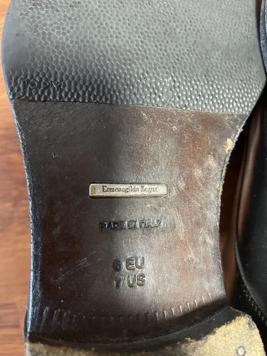 Дерби туфли zilli ermenegildo zegna