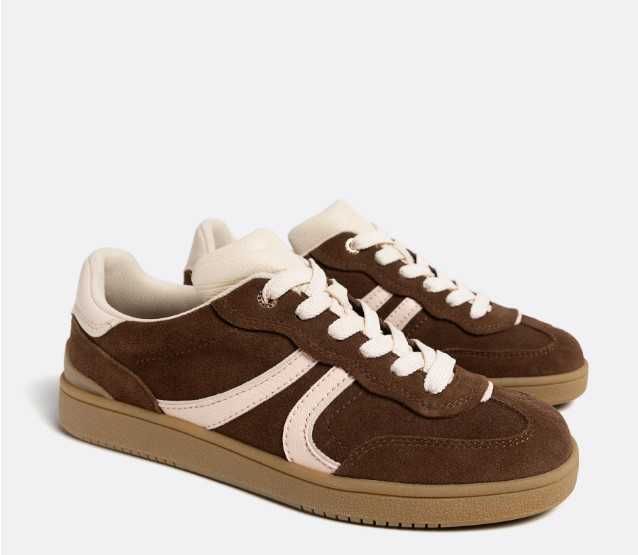 Sapatilhas casuais pele 35-Quase Novas e a Bom Preço!