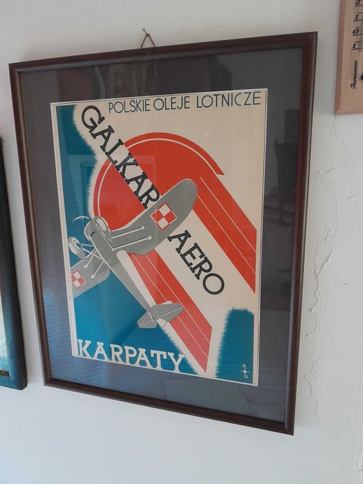 Stara reklama samolot Galkar