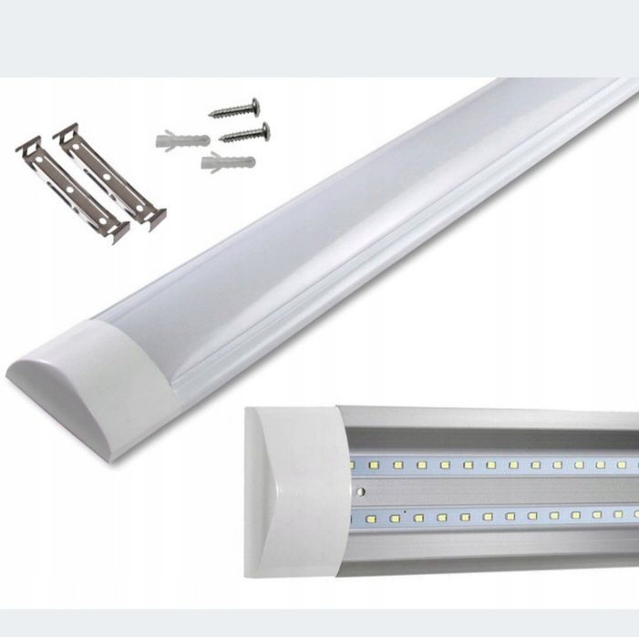 Oprawa Led Panel 90Cm 30W 6500K Zimna Barwa 3000lm Do Garażu Warsztatu