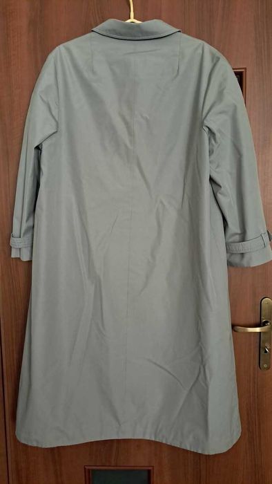 Płaszcz damski trencz prochowiec szary długi wiosna jesień r. 50/22