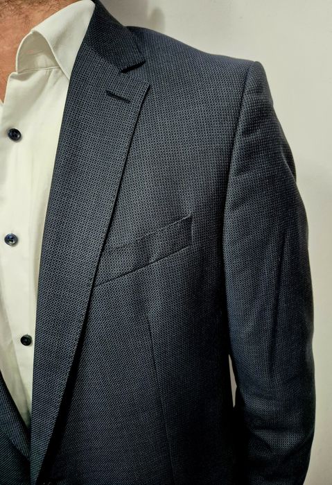 HUGO BOSS DRAGO roz. 52  garnitur premium super stan wełna 120's