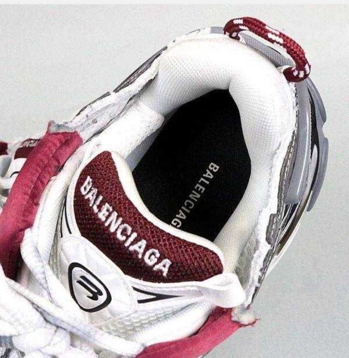 (БЕЗ ПЕРЕДОПЛАТИ)Balenciaga Runner баленсіага раннер білі червоні