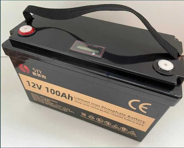 Літій-залізо-фосфатний акумулятор SJY LiFePO4 12V 100 Ah