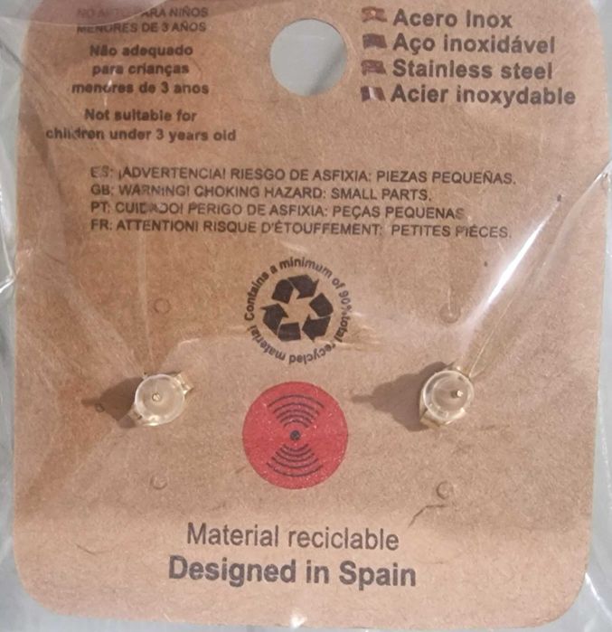 Brincos Guess dourados