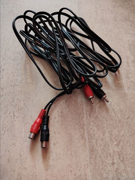 Kabel audio RCA (cinch) stereo – przedłużacz 2x2