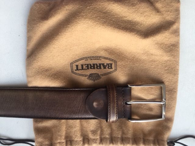 Продам б/у мужской кожаный ремень Barrett