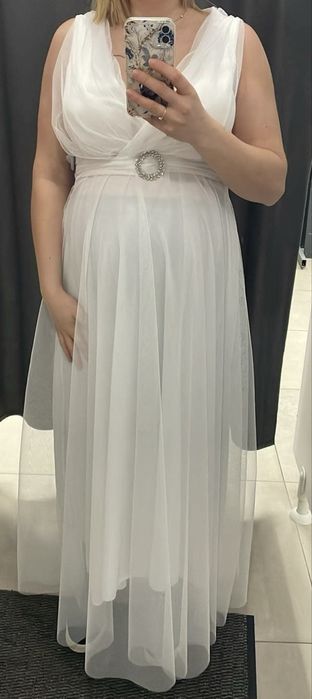 Suknia okazjonalna ciążowa