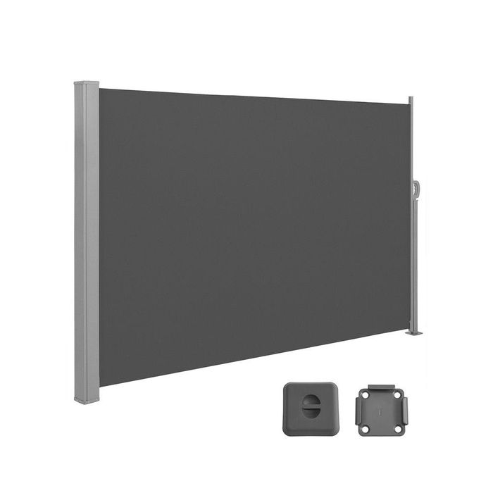 Markiza boczna osłona ochrona przed słońcem, roleta antracyt szary