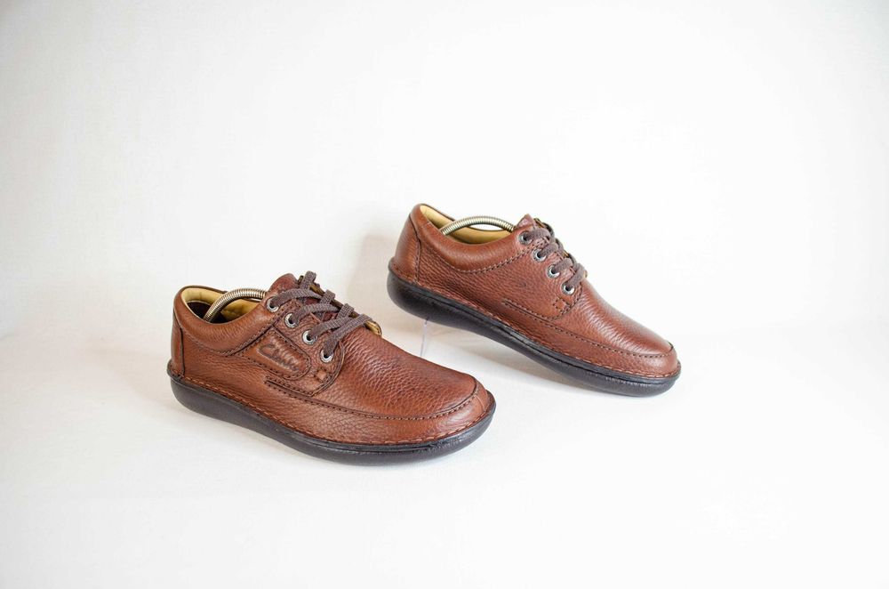 Clarks Nature Three Кожаные Туфли Кроссовки Оригинал! Размер 42 27 см
