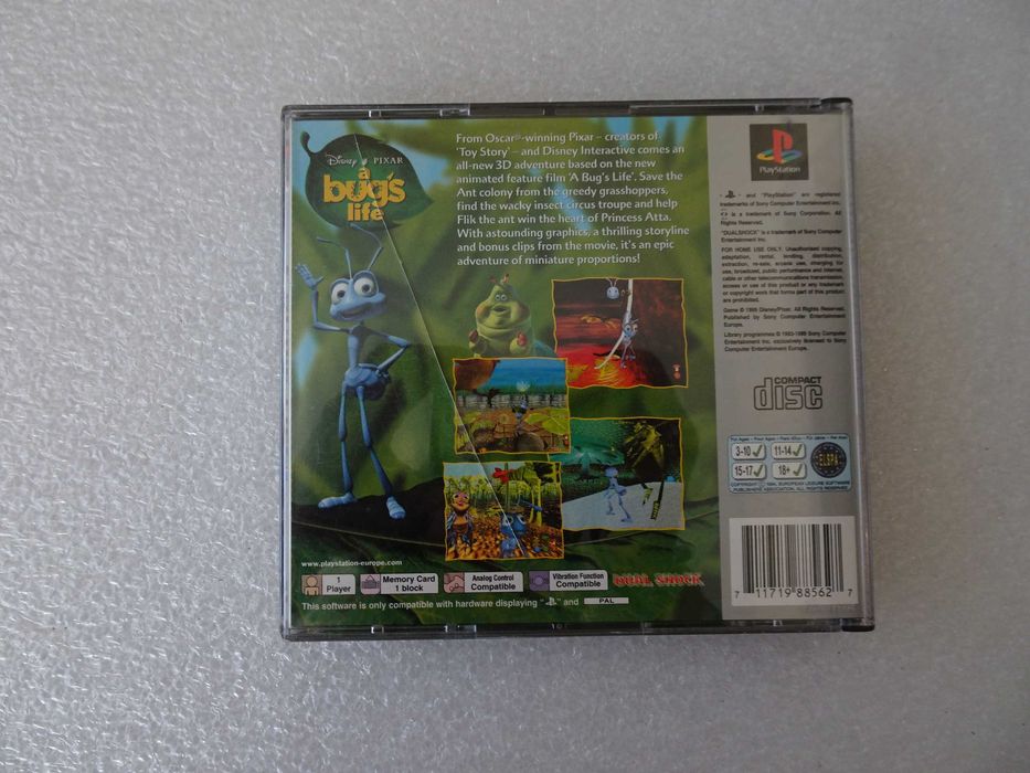 Jogo Playstation 1 - Disney Pixar A Bug's Life