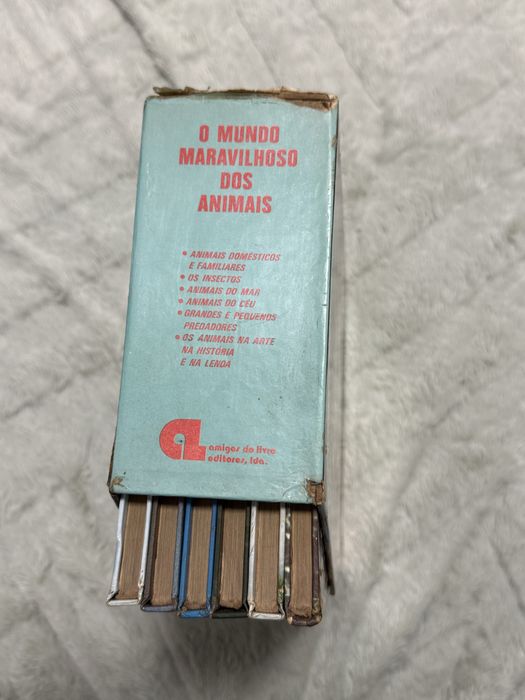Colecção de 6 livros de “O Mundo Maravilhoso dos Animais”
