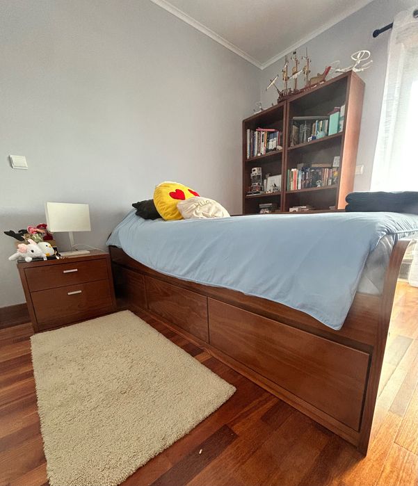 Quarto individual Ancora em pinho mel