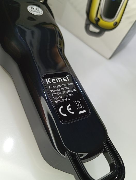 ‼️ПРОФЕСІЙНА‼️ Машинка для стрижки Kemei KM-1990 USB Триммер Шейвер ‼️