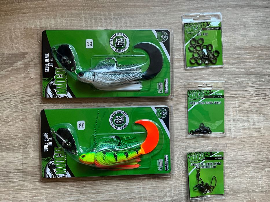 Madcat Skull Blade Jig XL 75g x 2 i akcesoria na suma, sum