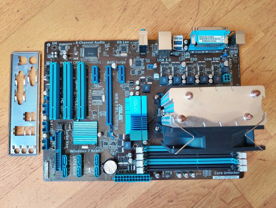Asus M5A78L/USB3 + FX-4100(3.7GHz, AM3+) + башня