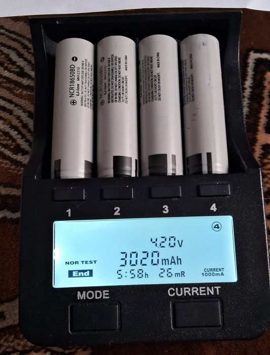 Акумулятор LG MH1, Panasonik NCR18650BD, 18650