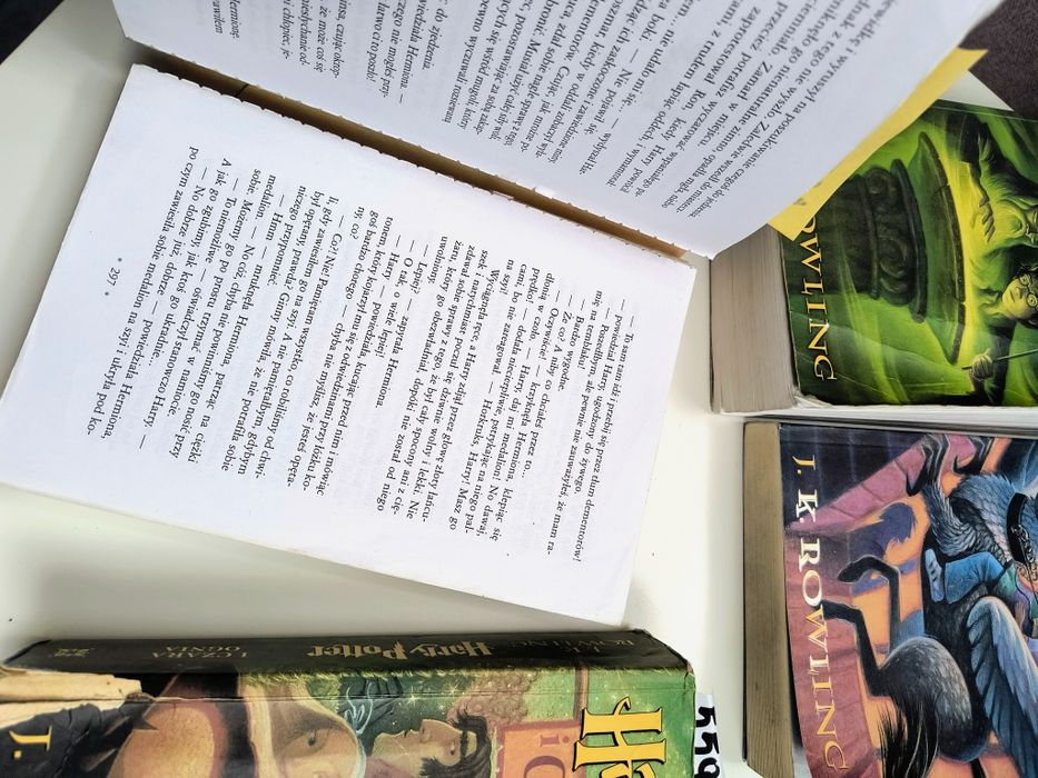 #689 Harry Potter zestaw 1-7 stare wydanie