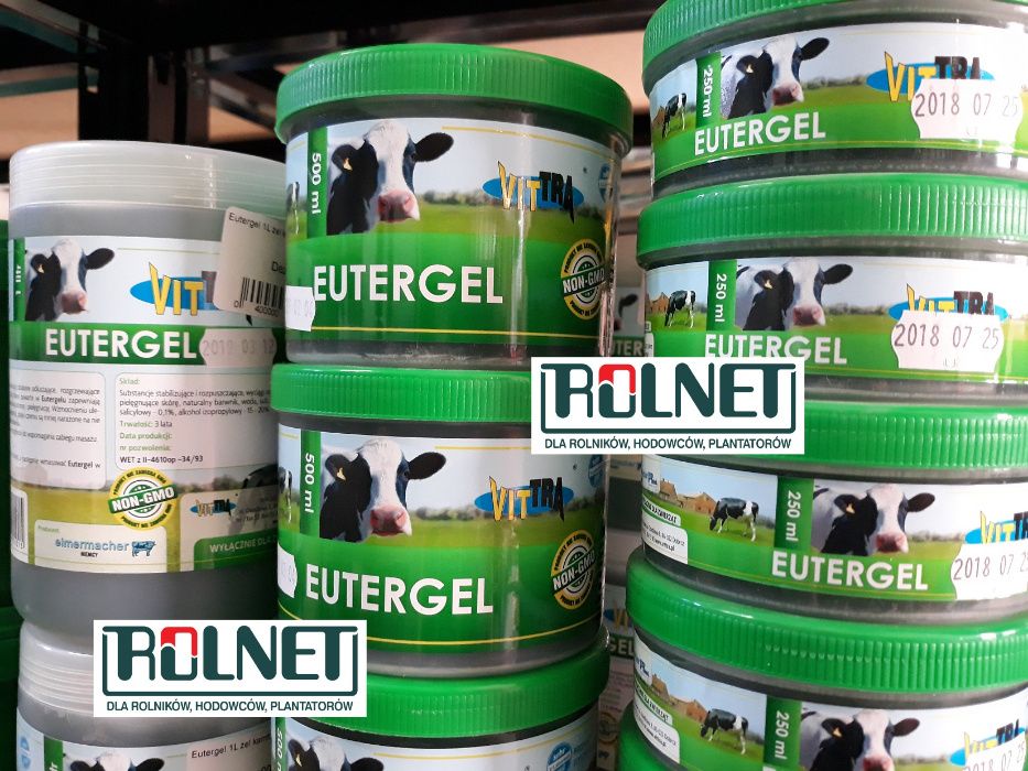 Żel o działaniu odkażającym rozgrzewającym pielęgnującym Euter 500ml