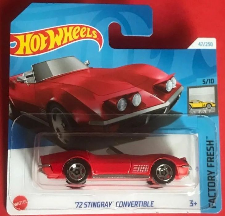 '72 Corvette Stingray Convertible Hot Wheels 2024