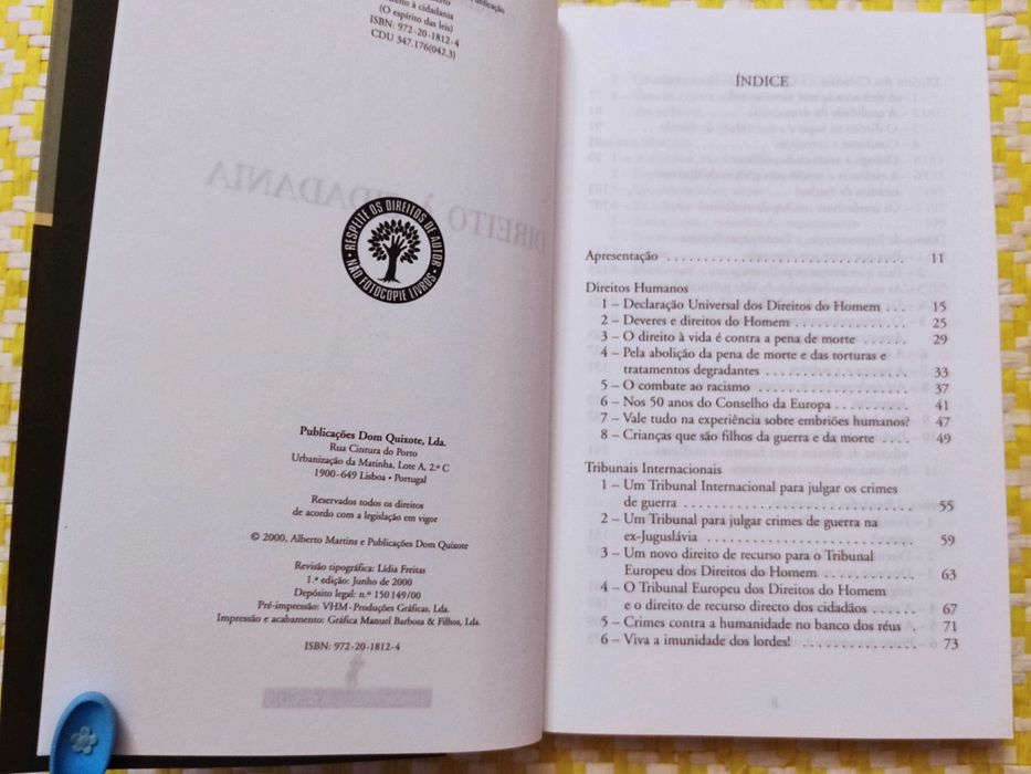 DIREITO À CIDADANIA
de Alberto Martins