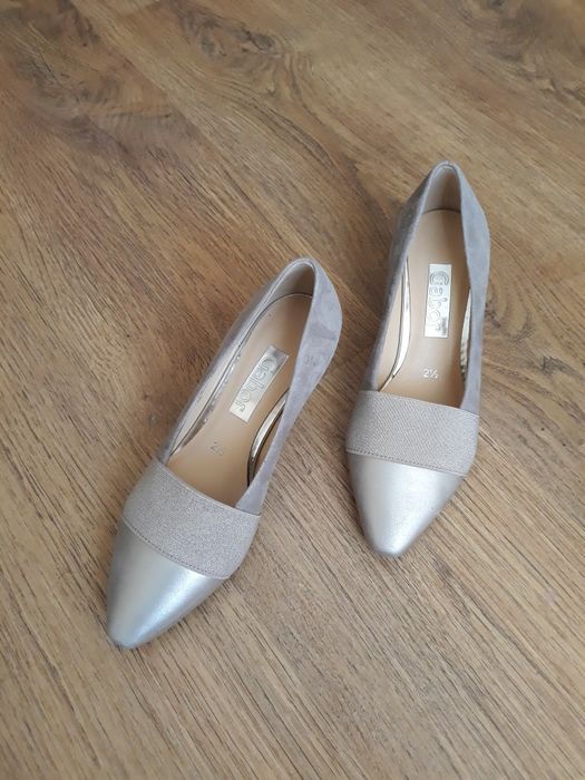 р35/22,5 GABOR туфлі шкіряні нареченоі весільні святкові туфли