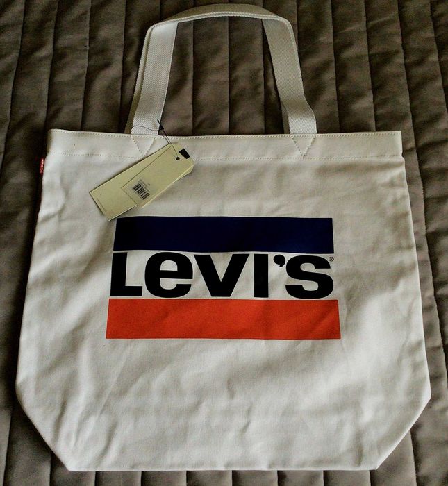 Torba zakupowa/plażowa - LEVI'S - biała