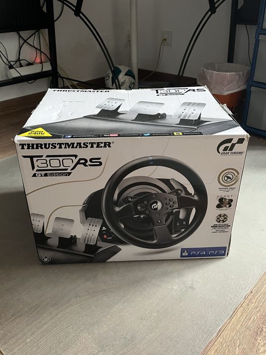 Trustmaster T300RS GT + suporte dobrável + suporte caixa