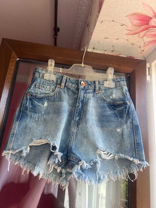 Джинсові шорти FB Sister з високою посадкою | Розмір XS | Denim