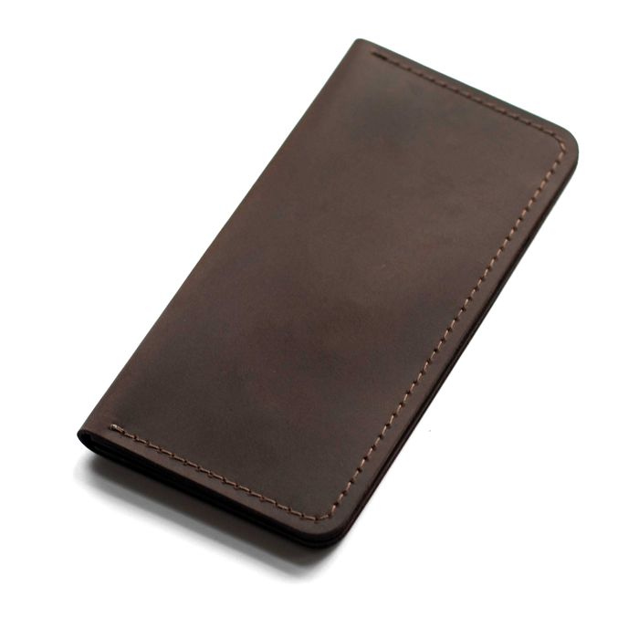 Портмоне Viar коричневе з натуральної шкіри з монетницею гаманець