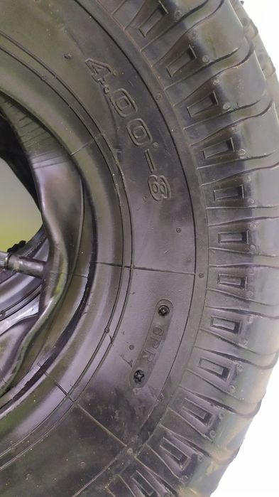 Покришки та Колеса на тачку (3.50-8, 4.00-8). Посилені 6PR. Наложка