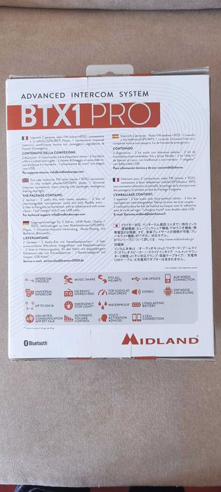 Pack 2 Capacetes LS2 con Intercomunicador Midland BTX1 Pro