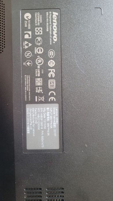 Ноутбук Lenovo G580