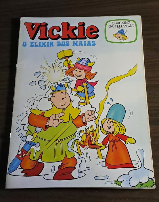 Livros banda desenhada Vickie