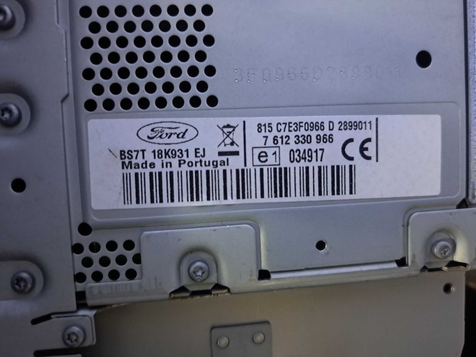 Radio z kodem Ford Mondeo Mk4 BS7T-18K931-EJ