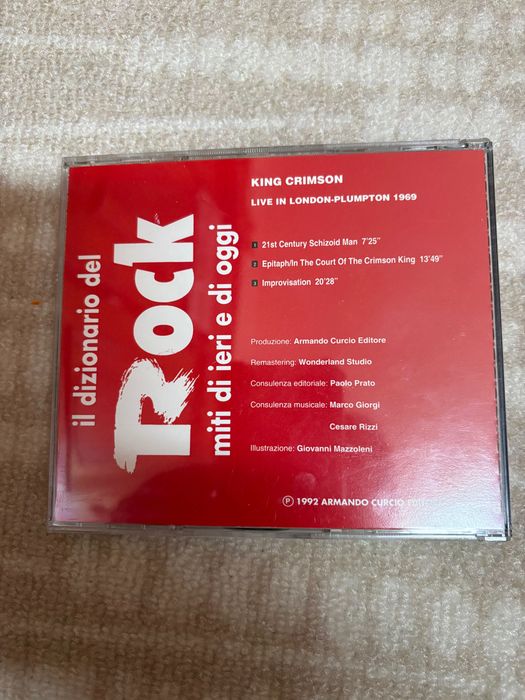 CD ao vivo dos King Crimson - Live in London-Plumptonn 1969 - Progressive Rock