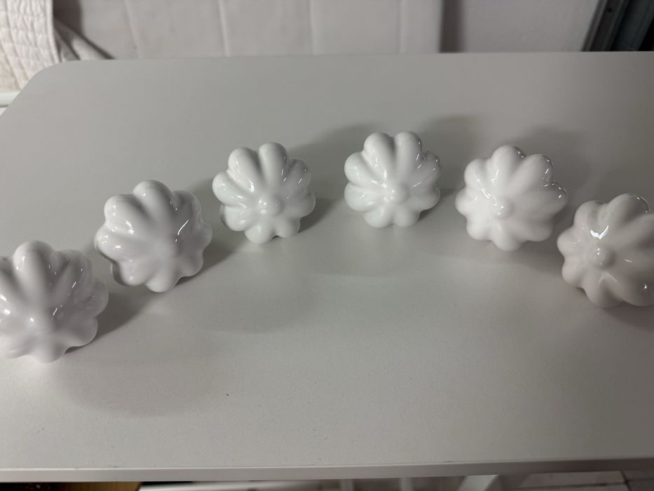 6 Puxadors Brancos