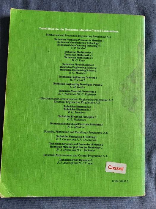 Technician Workshop Processes & Materials