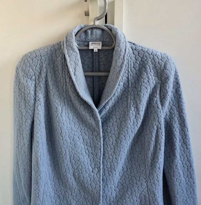 Armani Collezioni marynarka damska 42 niebieska L / XL bubble