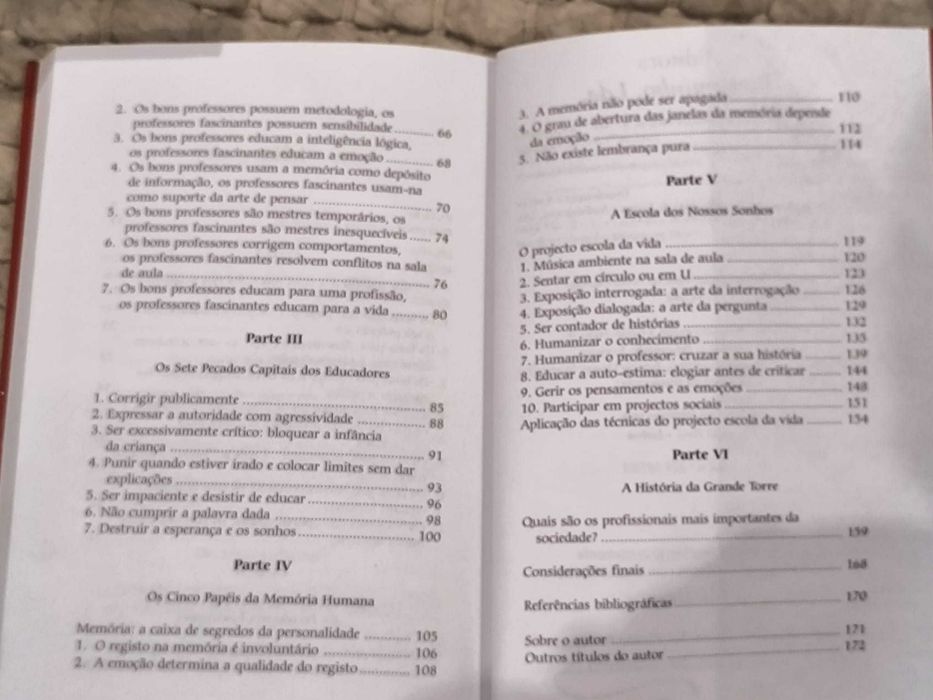 Livro "Pais Brilhantes, Professores Fascinantes" de Augusto Cury