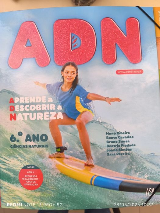 Projeto escolar ADN 6 ano Ciências Naturais