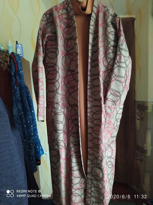 Платье с кардиганом