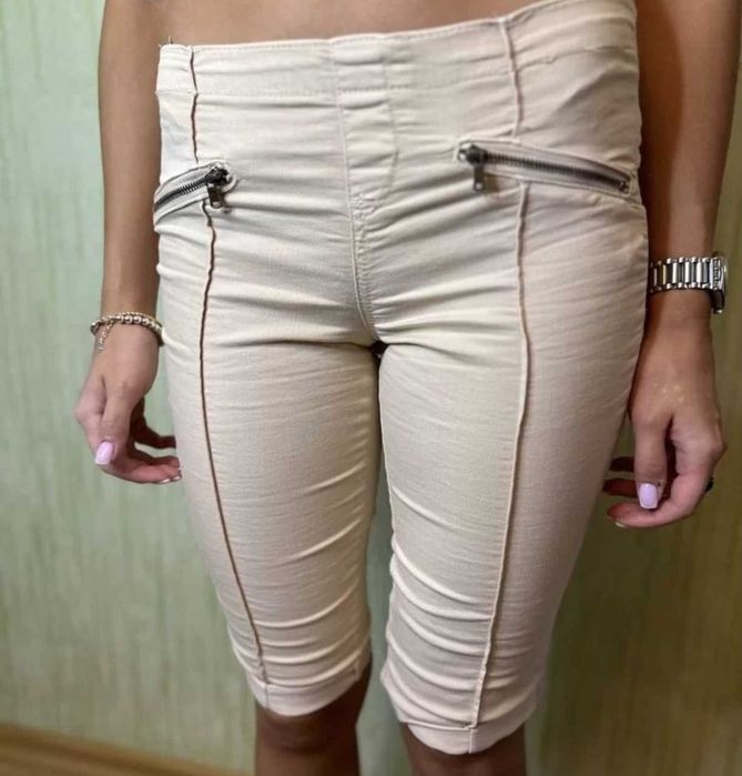 Капри бриджи женские, Bershka, XS-S