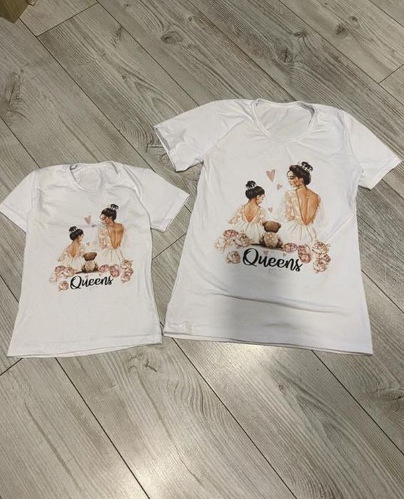 Футболки фемілі лук мама дочка . Розмір с і 2-3-4роки