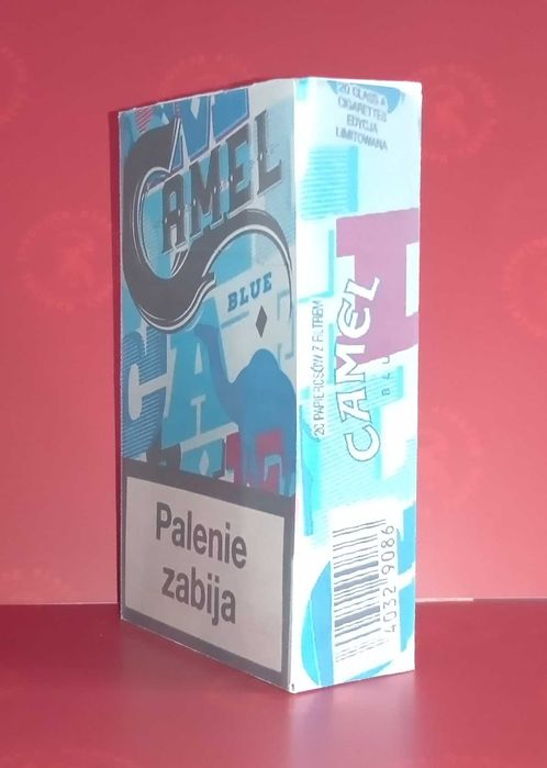 084 - Atrapa pap. PRL Camel Blue (Camele) Skala 1:1