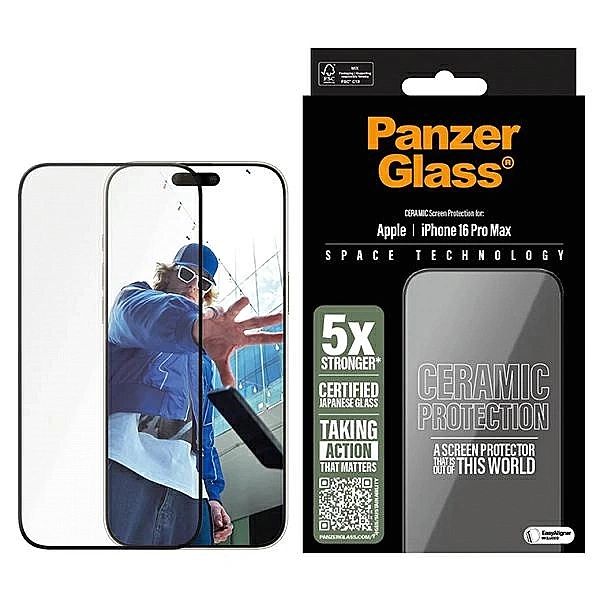 Szkło hartowane PanzerGlass Ceramic Screen Protector Ultra-Wide Fit na