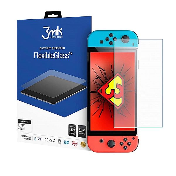 Szkło Hybrydowe 3MK do Nintendo Switch Oled