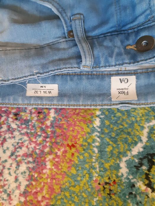Spodnie jeansy c&a jasne w34 l32