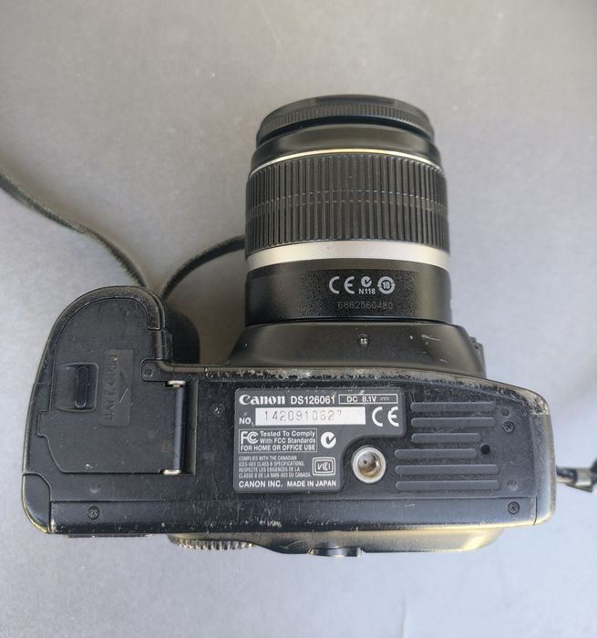 Câmera Canon 20D +lente 18-55 + Cartão 1gb
